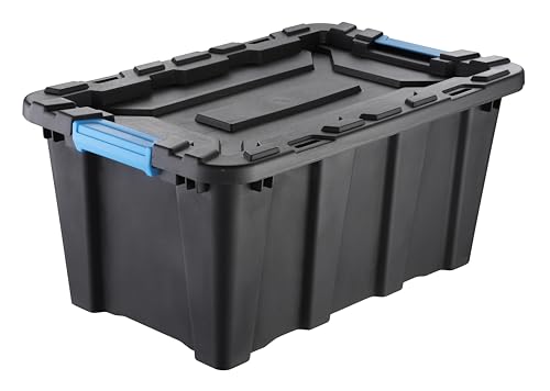 INABOX 40L Heavy Duty Container with Lid | Durable, Stackable and...