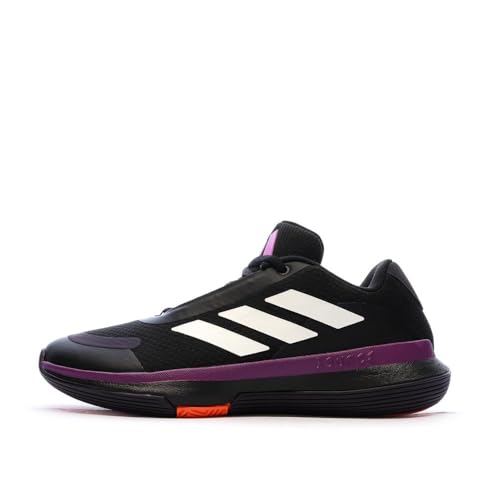 adidas - Zapatillas de deporte negras/violetas para hombre, Negro , 45 1/3 EU