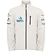 Barcelona Padel Tour | Chaqueta en Tejido Softshell para Hombre Hidrófuga con Cremallera de Efecto Sellado y Estampación Especial de Pádel | Ropa Deportiva Blanco XL