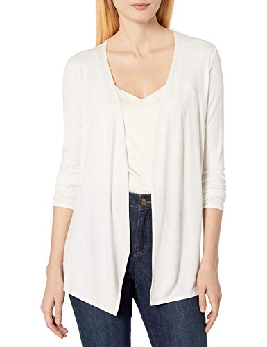 Majestic Filatures Women's Open Cardigan, 700-Metal Silver, 2