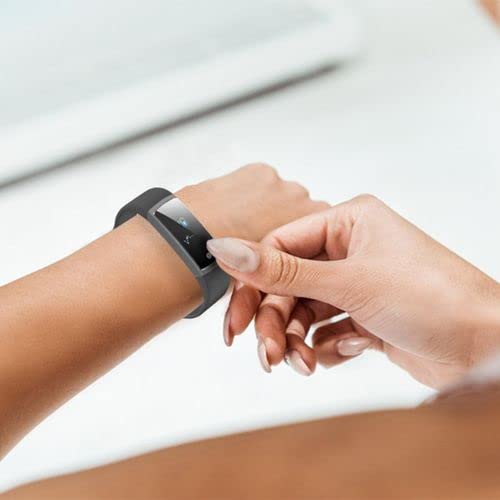 Montre de suivi d'activité noir avec HRM et BPM pour le sport