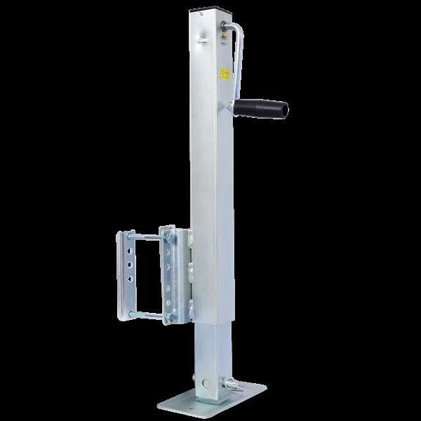 NovaXZ Heavy Duty Trailer Jack, Fixed Mount Jack w/Drop Leg, 28.6 in. of Lift, Max Load 2,500 Lbs