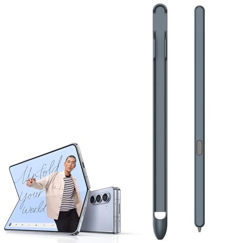 S Pen Replacement for Galaxy Z Fold 6 Stylus Pens, Input pen for Fold6/Fold4/Fold3, Galaxy Z Fold5 S-Pen Fold Edition + S Pen Slot-Grey-B