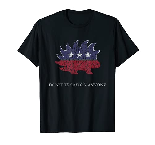 Distressed Porcupine Libertarian Shirt