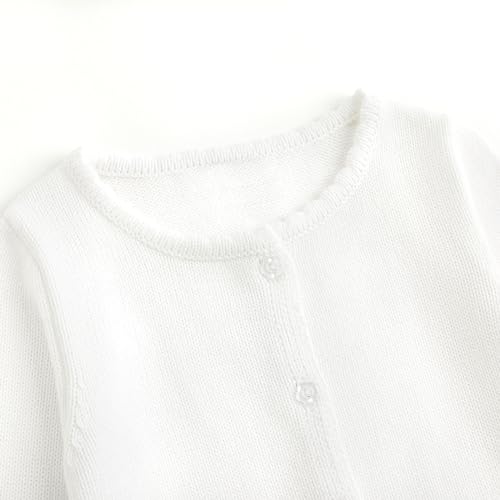 Image of Curipeer Toddler Girl Sweater Cardigans, Long Sleeve Coat, 18M-9Y | Soft Warm Fabric, Spring and Fall Casual Wear, Little and Baby Girl