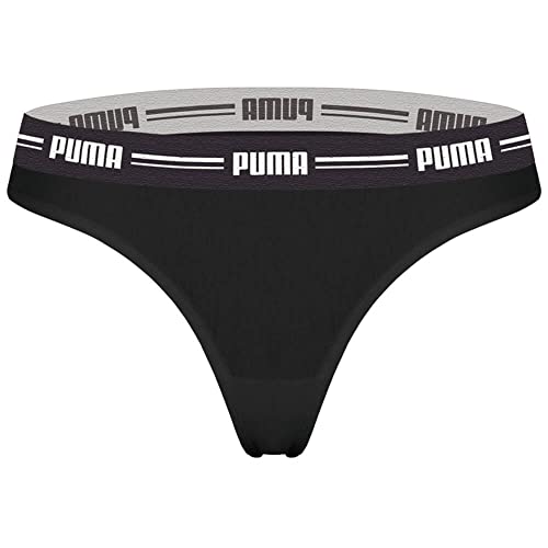 Calcinha Fio Dental, Puma, Feminino, Preto, G