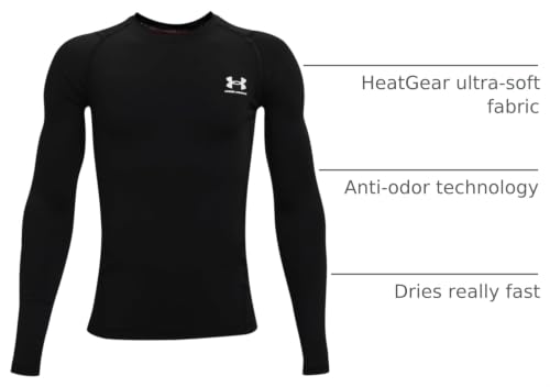 Image of Under Armour Kids HeatGear Armour Long Sleeve (Big Kid)