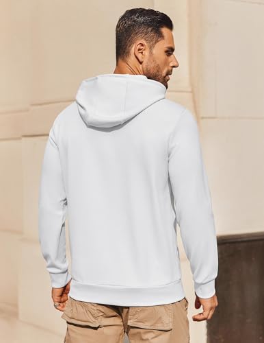 Image of COOFANDY Mens Hoodie Long Sleeve Casual Pullover Hooded Sweatshirt Fashion Drawstring Hoodies with Pocket
