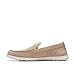 Clarks Collection Men's Flexway Step Moccasin, Sand Suede, 8.5 Medium US