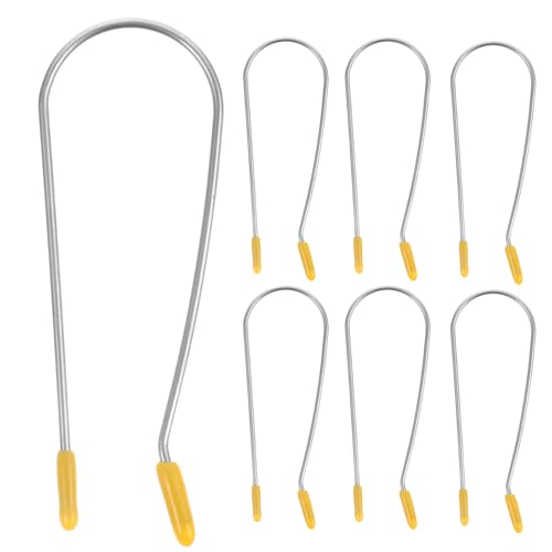 LRXIYODE Lot de 20 Pinces à Bigoudis Électriques Jaunes en Acier Inoxydable 2,54 Cm, Clips Chauffants pour Permanente, Accessoires Coiffure Domicile pour Cheveux Courts et Bouclage Précis