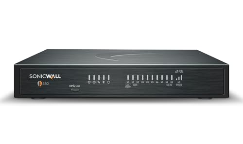 SonicWall TZ480 - Secure Upgrade - 1-Year Advanced Edition (03-SSC-6973) - Next-Generation Firewall with 1YR Advanced Protection Service Suite - 2 Gbps Throughput, 1.5 Gbps Threat Prevention