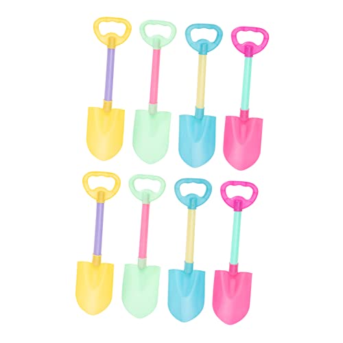 BESPORTBLE 8Pcs Adorable Beach Shovel Lightweight Portable Shovels for Fun Sand Play Accessories for Beach and Backyard Activities Captivate Random Color