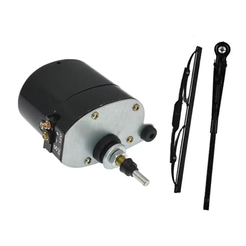 Moteur d'essuie-glace arrière 12V universel avec bras et lame pour tracteur et jeep