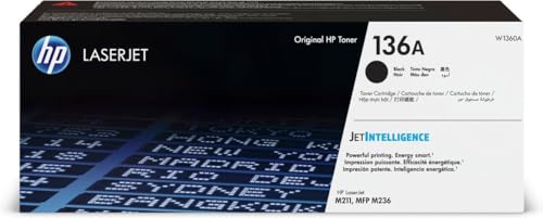 HP 136A Black Original LaserJet Toner Cartridge, W126091213 (Toner Cartridge)