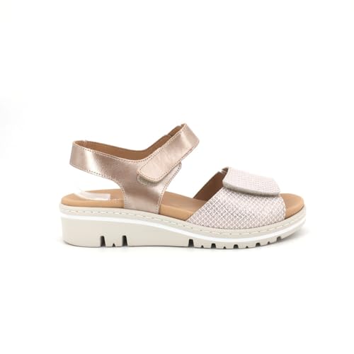 Doctor Cutillas 36157 Sandalia con Dos Cintas Textiles Ajustables y Plantilla extraíble para: Mujer Color: Taupe Talla: 41