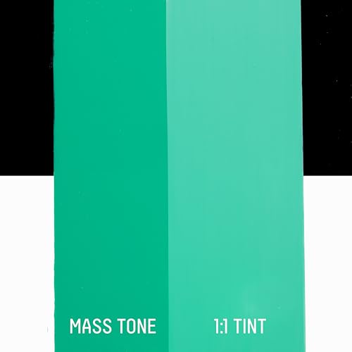 Image of Liquitex Basics Acrylic Fluid, 250ml Bottle, Bright Aqua Green