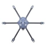 Katnetoly Kit Telaio Esacottero per Drone FPV Quadcopter Upgrade Frame Heavy Braccio Staccabile per Prestazioni Migliorate 11 Pollici