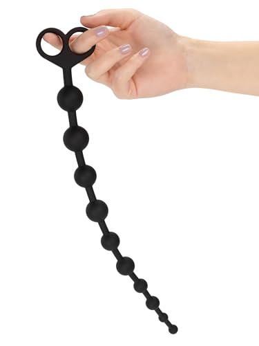 BONDAGERIE® Palline Anali Plug in Silicone Medico 100% Sicuro, Dilatatore stimolazione donna uomo lui lei