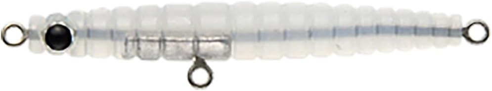 Madness #03 Pencil Bait, Silicone, 2.0 Inches (50 mm), 0.1 Oz (2.5 g), Clear Lure