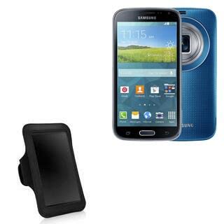 BoxWave Case Compatible with Samsung Galaxy K Zoom - Sports Armband, Adjustable Armband for Workout and Running for Samsung Galaxy K Zoom - Jet Black