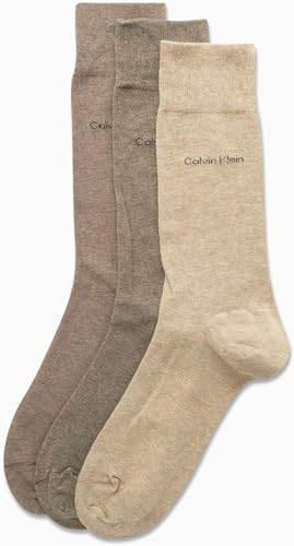 Calvin Klein Men's Dress Socks - 3 Pack Patterned Crew Socks4