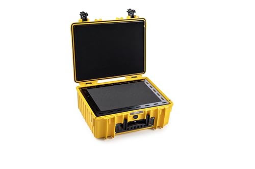 B&W International Battery.Case P908.8 Mallette de Transport pour Batteries Lithium-ION Jaune Charge maximale 8 kg, Jaune, 51 x 42 x 22 cm, Mallette à Piles