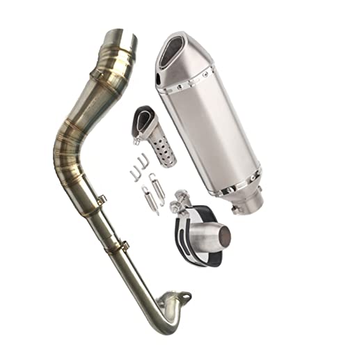 Sistema de silenciador completo de motocicleta y tubo delantero de escape para Yamaha Nmax125 y 155
