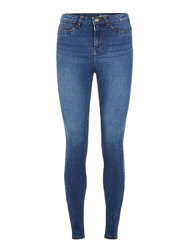 NOISY MAY Callie HW Skinny Mujer Tejanos Azul Oscuro W31L30