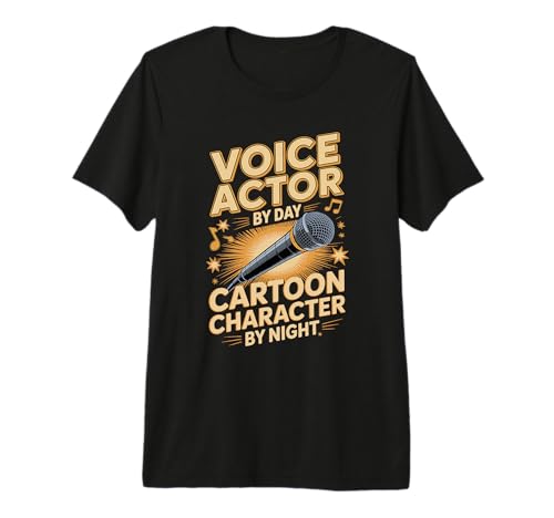 Voice Actor By Day Cartoon Character By Night Premium Tri-Blend T-Shirt