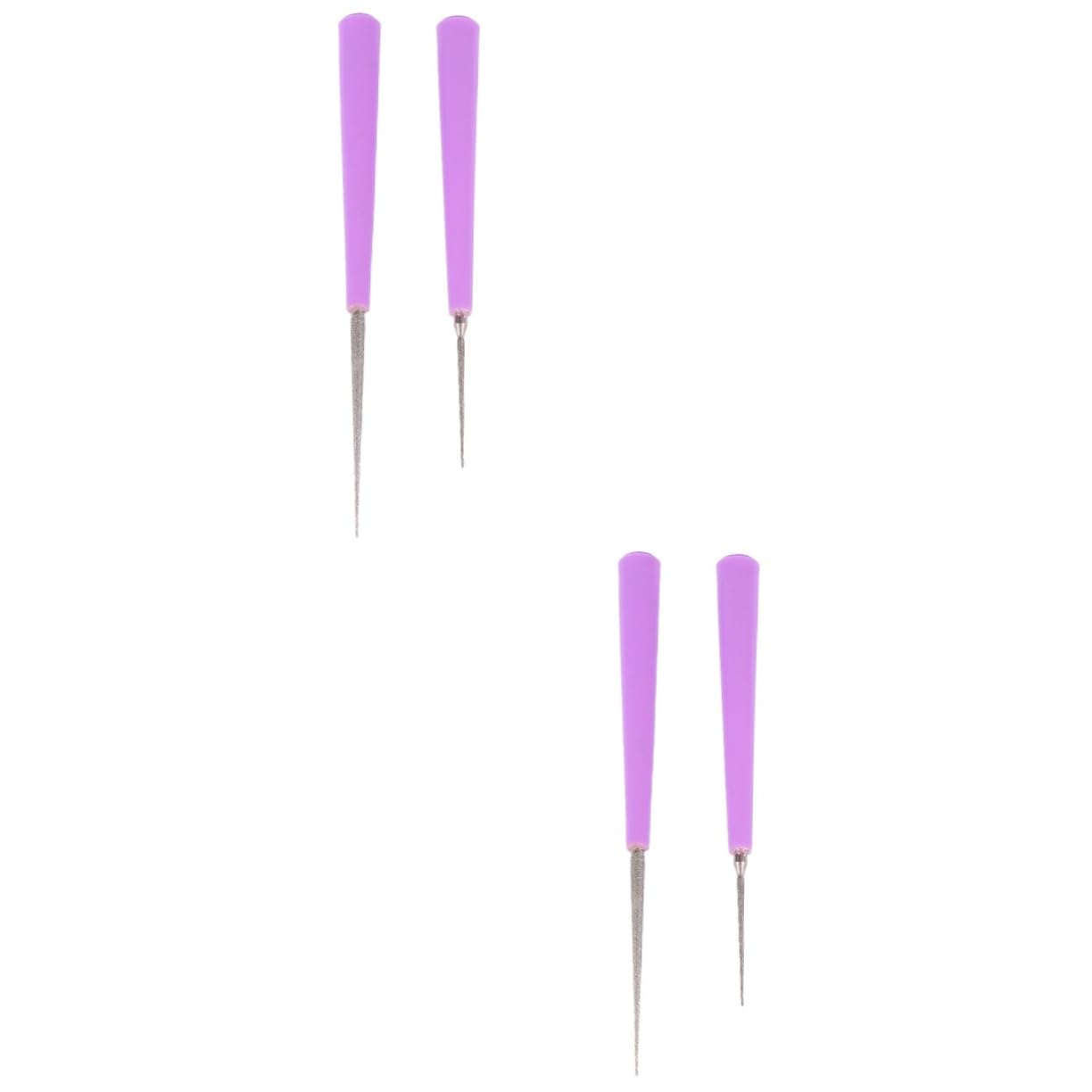 IWOWHERO 2sets DIY Jewelry Making Kit Bead Hole Reamer Beads Punch Hole Puncher Craft Tool Set 2pcs*2