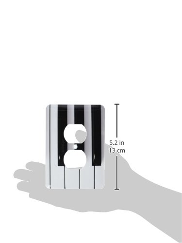 Touches de piano couvercle de prise pour cacher une plaque usée - 4