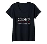 Womens CIDR IP Subnet Funny Network Engineering Tee V-Neck T-Shirt