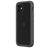 RhinoShield Bumper Case Compatible with [iPhone 12 mini] | CrashGuard NX - Shock Absorbent Slim Design Protective Cover 3.5M / 11ft Drop Protection - Graphite
