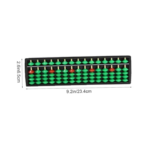 KONTONTY 2pcs Traditional Small Abacus Portable Counting Abacuses Educational Arithmetic Tools for Math Learning and Fine Motor Skill Development - Thumbnail 3