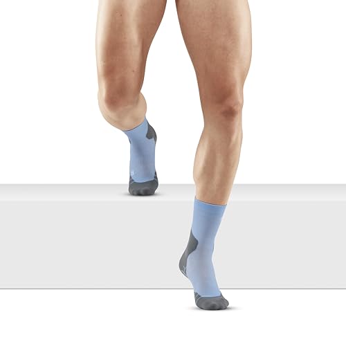 CEP Mens Hiking Socks, Light Merino Wool, Mid-Cut Crew3