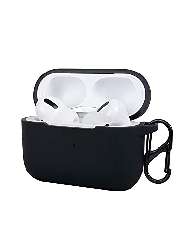 Felony Case – Soft Silicone Airpods Pro Case - Matte Black | Shockproof, 360° Protective Apple Airpods Case Cover With Keychain | Wireless Charging Compatible With Front Led Visible #TOP7
