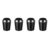 HARFINGTON Revolving Handle Grip, 4Pcs M10x32mm Phenolic Tapered Handle Female Thread Insert Machine Handle for Industry Lathe Milling Replacement Parts