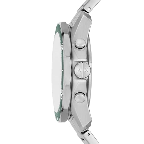 Image of Armani Exchange A|X Dive-Inspired Stainless Steel Watch for Men