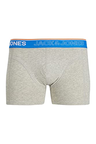 JACK&JONES ACCESSORIES Mens Jacaruba Trunks Boxershorts, Light Grey Melange, M Cover