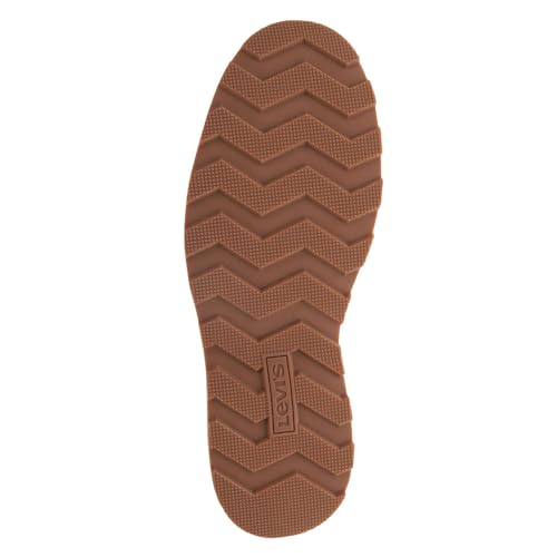 Levi's Men's Casual Ankle Boot, Black Mono/Gum, 8.54