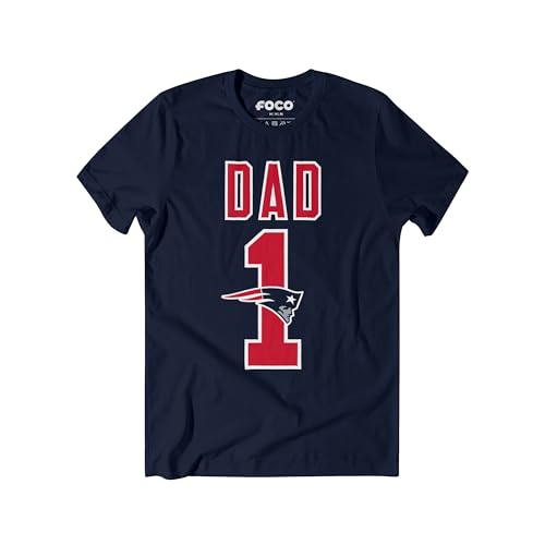 Image of FOCO NFL Mens NFL Team Logo Tee Shirt #1 Dad T-Shirt