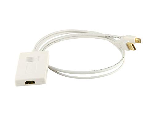 Adaptateur Mini DisplayPort vers HDMI avec Audio USB Monoprice mâle femelle