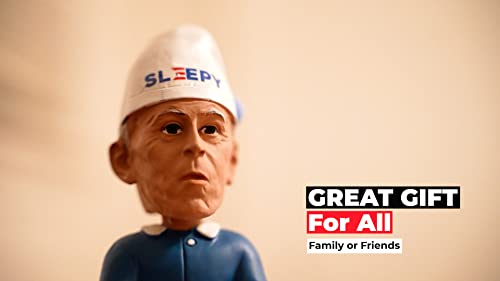 Pesky Patriot Sleepy Joe Biden Bobblehead Novelty Gag Gift | Funny Anti-Biden Bobble Figure For Conservatives And Republicans #TOP4