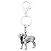 Produktbild DFGHU Personalisierte Tier Acryl Weimaraner Hund Schlüsselanhänger Schlüsselanhänger Halter Tierschmuck Für Frauen Mädchen Tasche Auto Haustier Brieftasche Charms Geschenk Anhänger