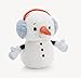 Plüschfigur Schneemann 15cm - weiß - Weiches NICI Plüschschneemann – Flauschige Stofffigur zum Kuscheln & Spielen – tolle Geschenkidee für Kinder & Erwachsene | 62410