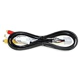 ビートソニック 映像入力アダプター AVC38 : トヨタ/レクサス メーカーオプションナビ専用 RCA映像/音声L/R 1m 同軸ケーブル 純正ナビミラーリング対応 (地デジ/ビデオ/DVD/ゲーム接続可能)