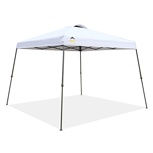 CROWN SHADES Patented 11ft. x 11ft. Slant Leg One Push Up Clia Instant