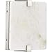 Progress Lighting LED Alabaster Stone Brushed Nickel ADA Wall Sconce 8.50x8.00x8.00