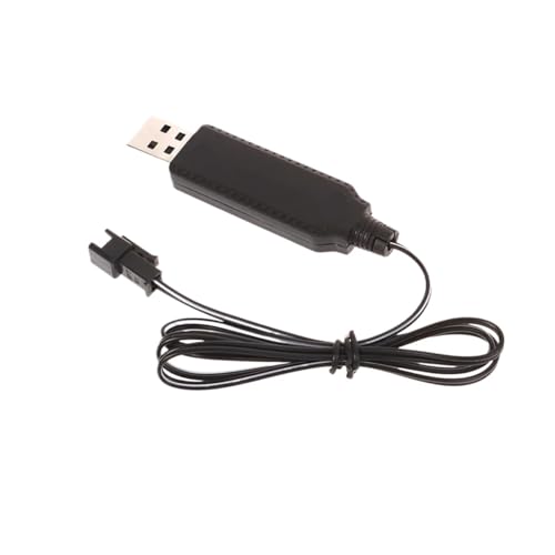 Câble de chargeur USB pour batterie au lithium 3.7V SM-2P avant de rechange RC
