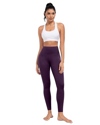 Image of ATHVOTAR Leggings with Pockets for Women, 7 Packs High Waisted Workout Tummy Control Yoga Pants